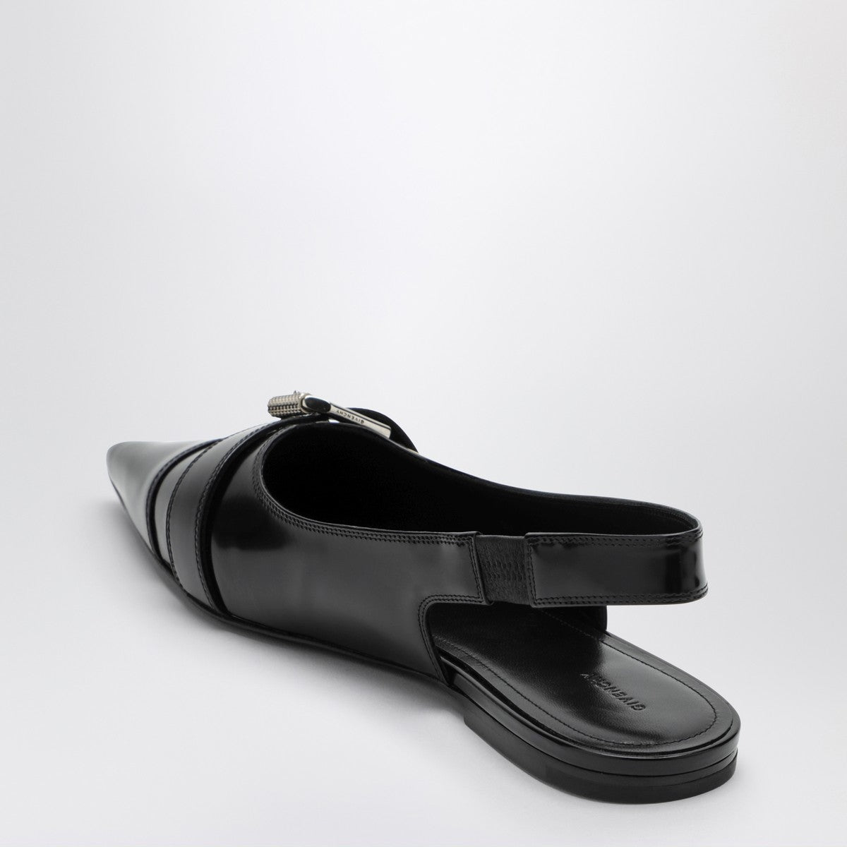 Givenchy Voyou black leather slingback Givenchy