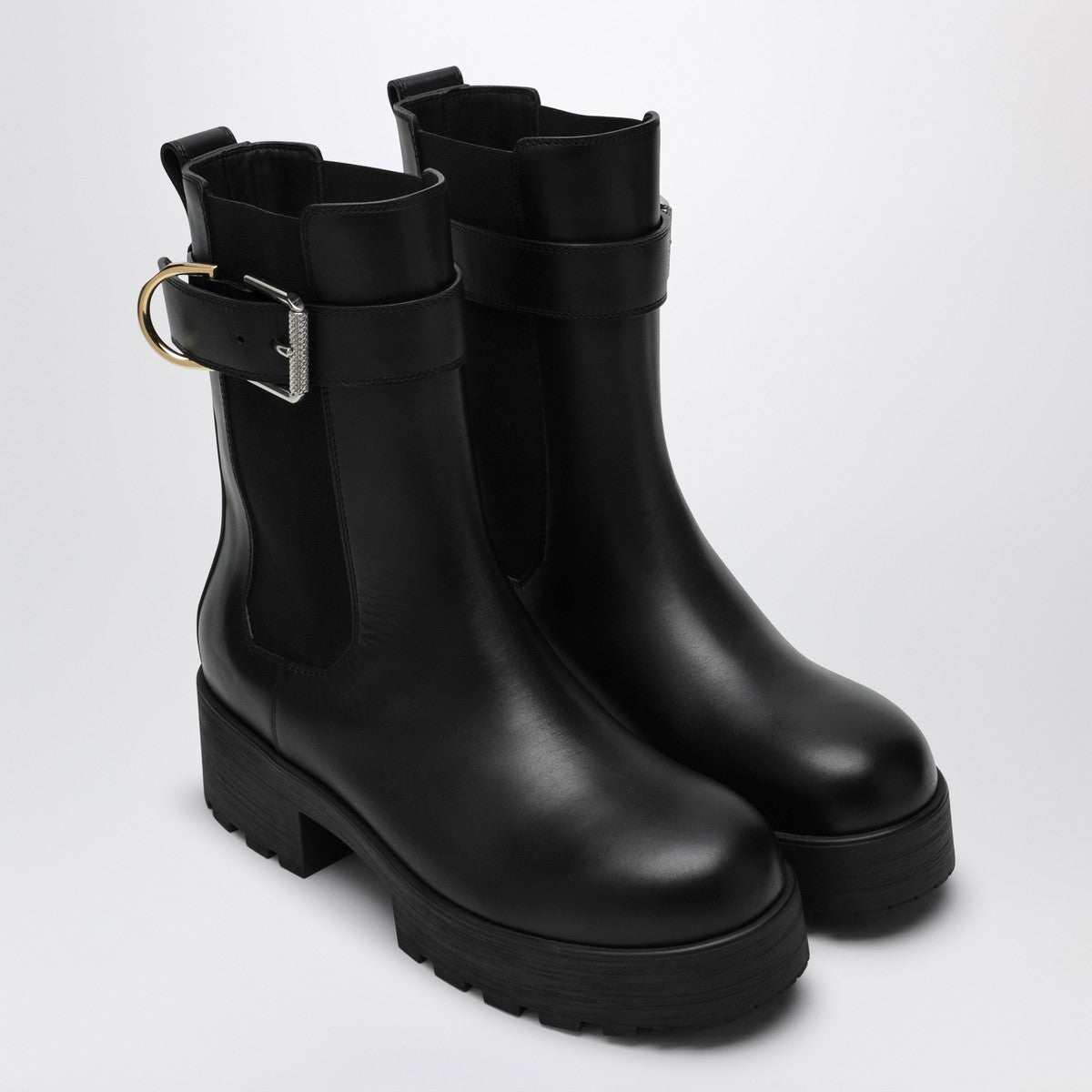 Givenchy Voyou black leather ankle Chelsea boot
