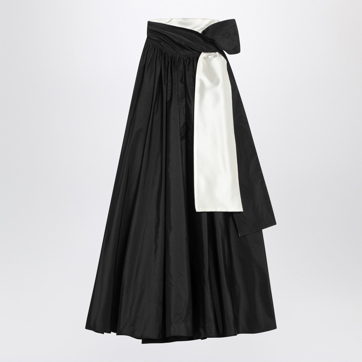 Max Mara Pianoforte Sleeveless dress in black taffeta Max Mara Pianoforte