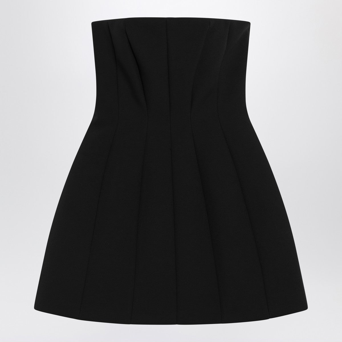 Max Mara Pianoforte Black bustier dress in sablé Max Mara Pianoforte