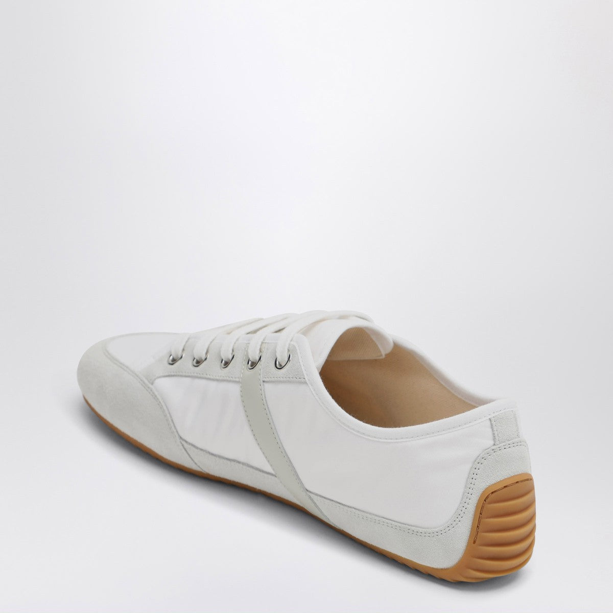 Givenchy White Silm sneakers in nylon and suede Givenchy