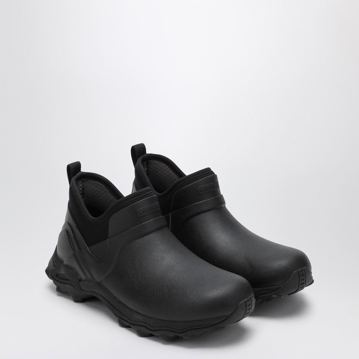 Givenchy Black Bogs rubber chelsea boots Givenchy