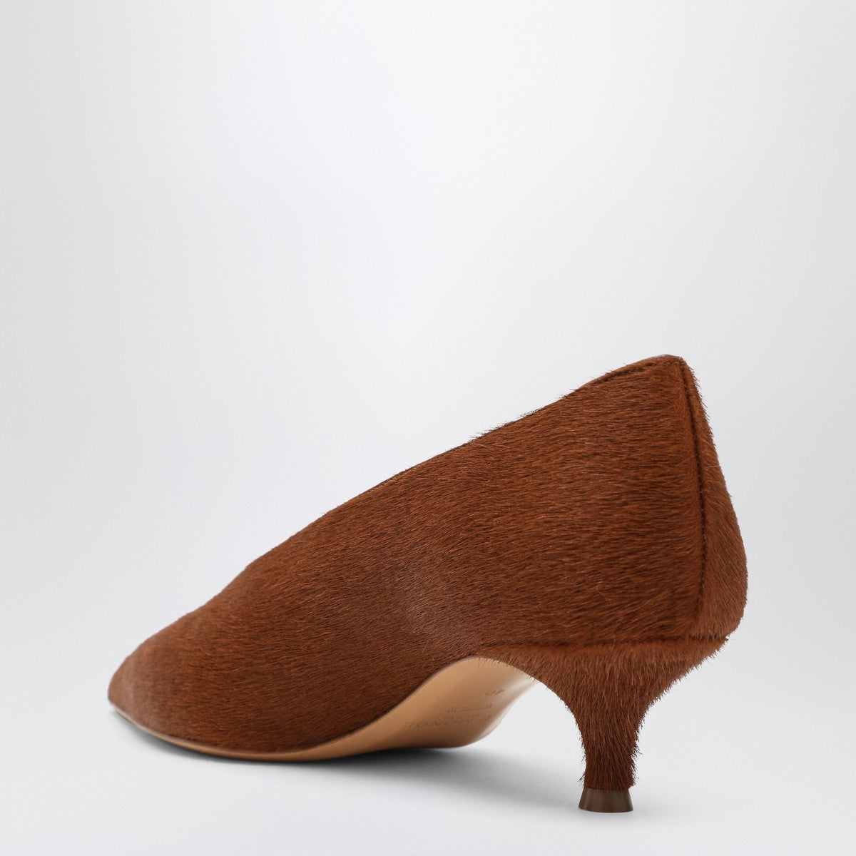 Le Monde Béryl Babouche Kitten cowhide-effect décolleté Le Monde Béryl