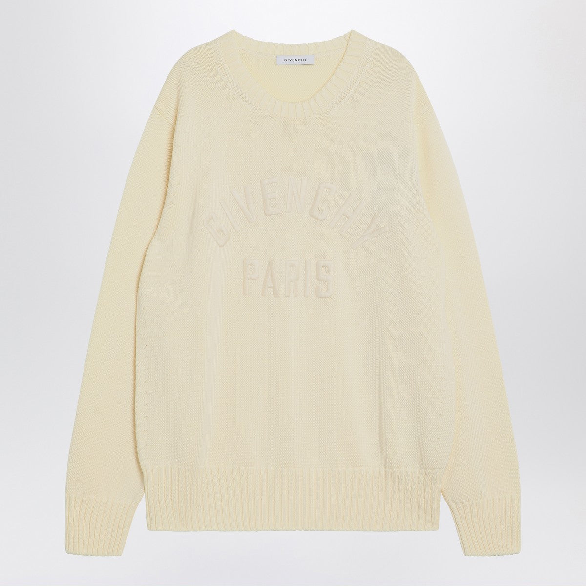 Givenchy Sweater écru in cotton with logo Givenchy