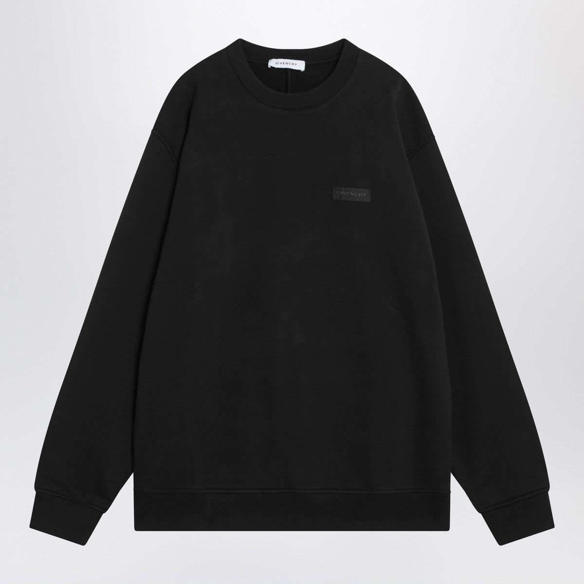Givenchy Black crew neck cotton sweatshirt Givenchy