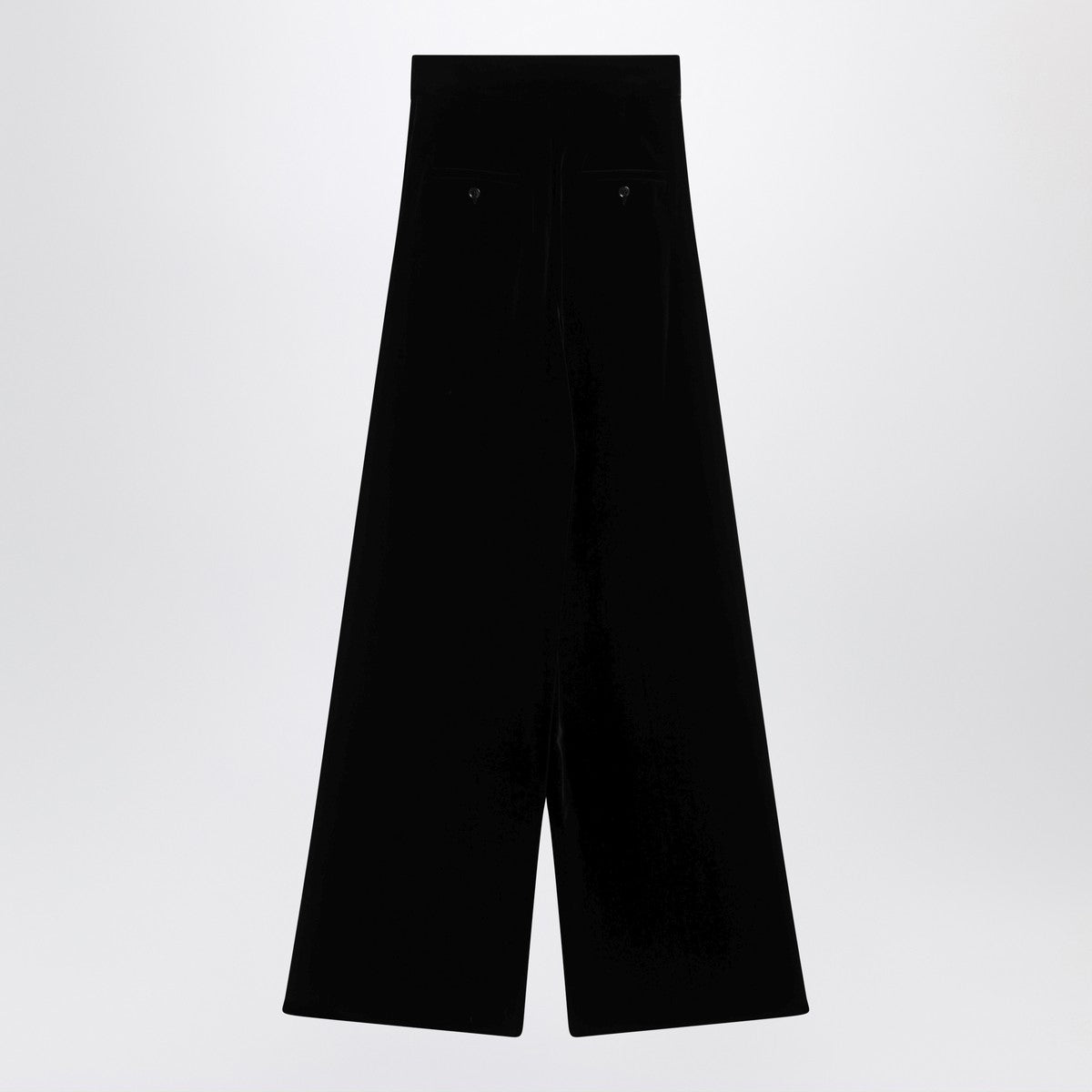Max Mara Black trousers in shaved velvet Max Mara