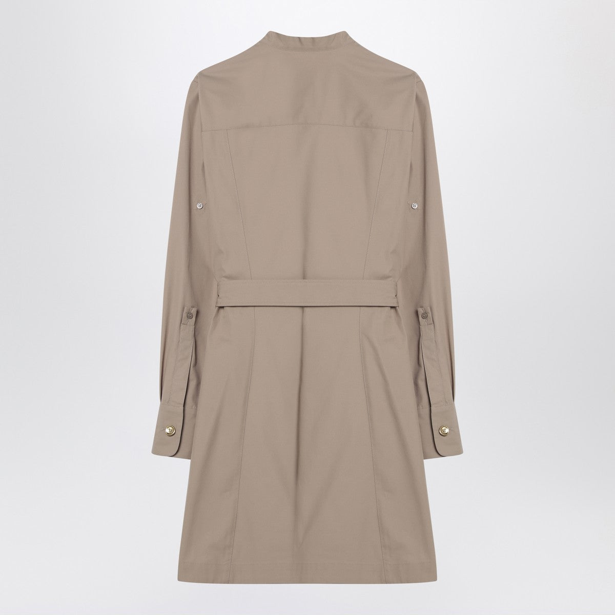 Givenchy Taupe safari dress in poplin Givenchy