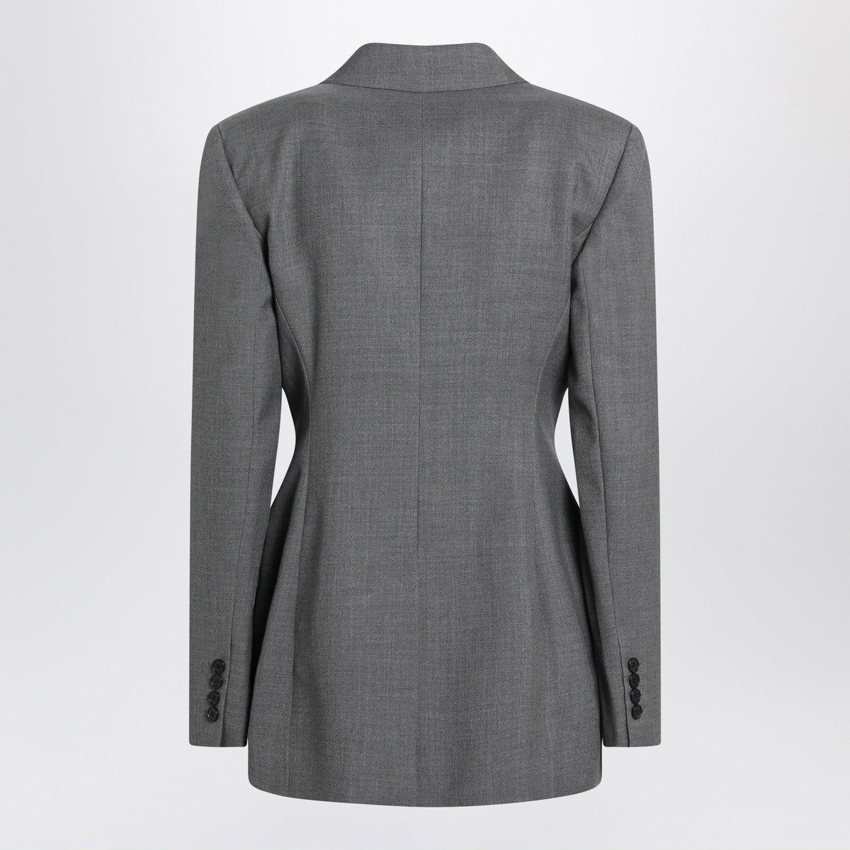 Givenchy Grey double-breasted wool jacket Givenchy