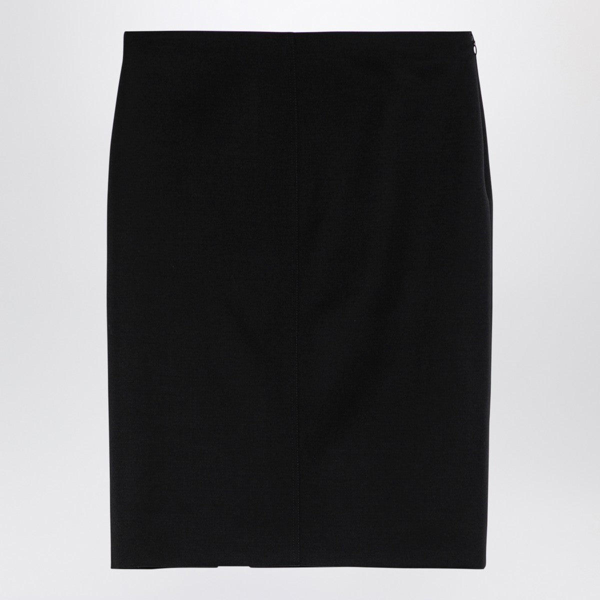 Givenchy Black wool skirt with metal button 4G Givenchy