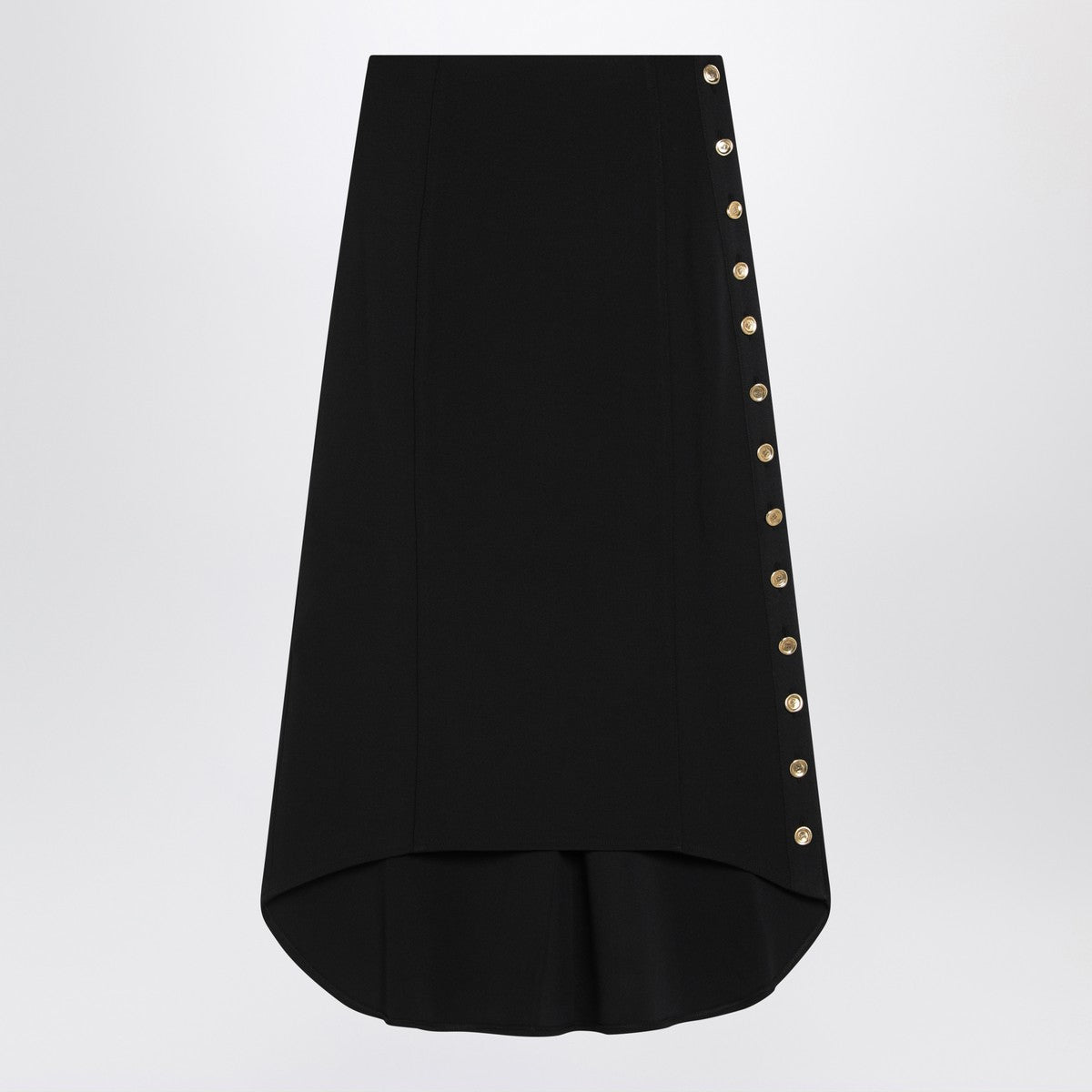 Givenchy Black Milan stitch skirt with buttons Givenchy