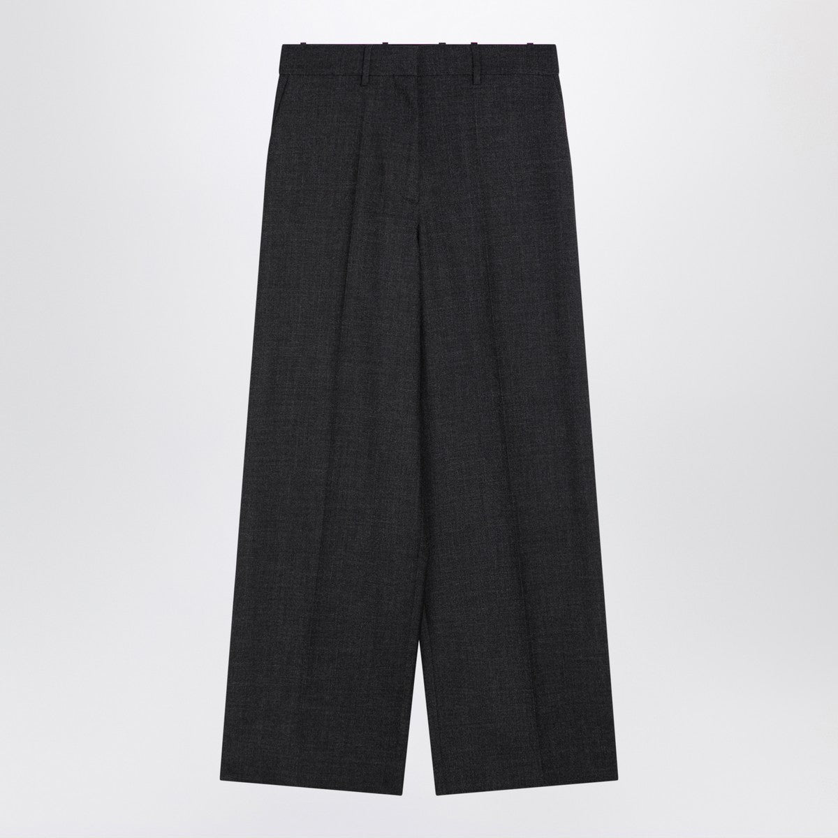 Givenchy Dark grey wool wide trousers Givenchy