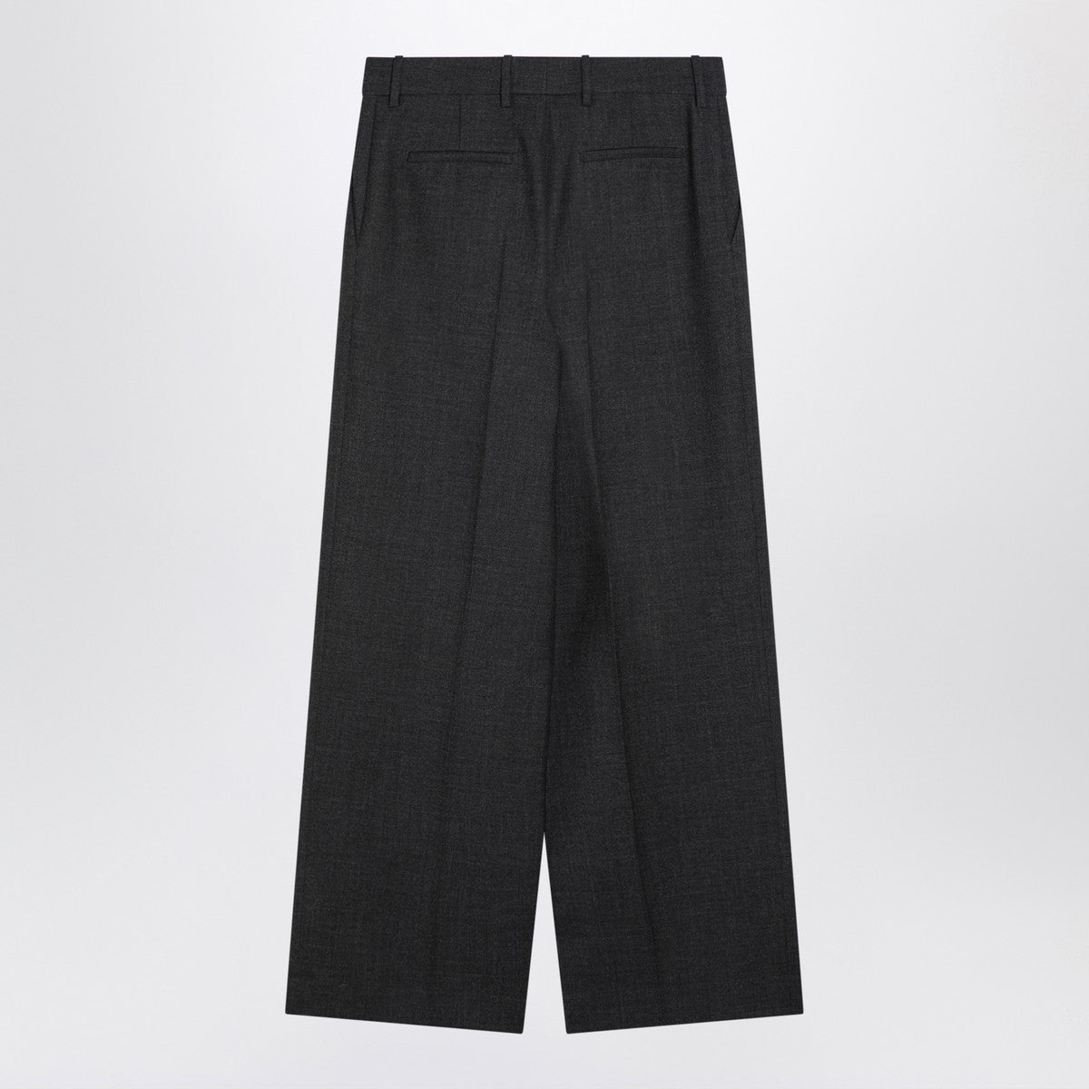 Givenchy Dark grey wool wide trousers Givenchy
