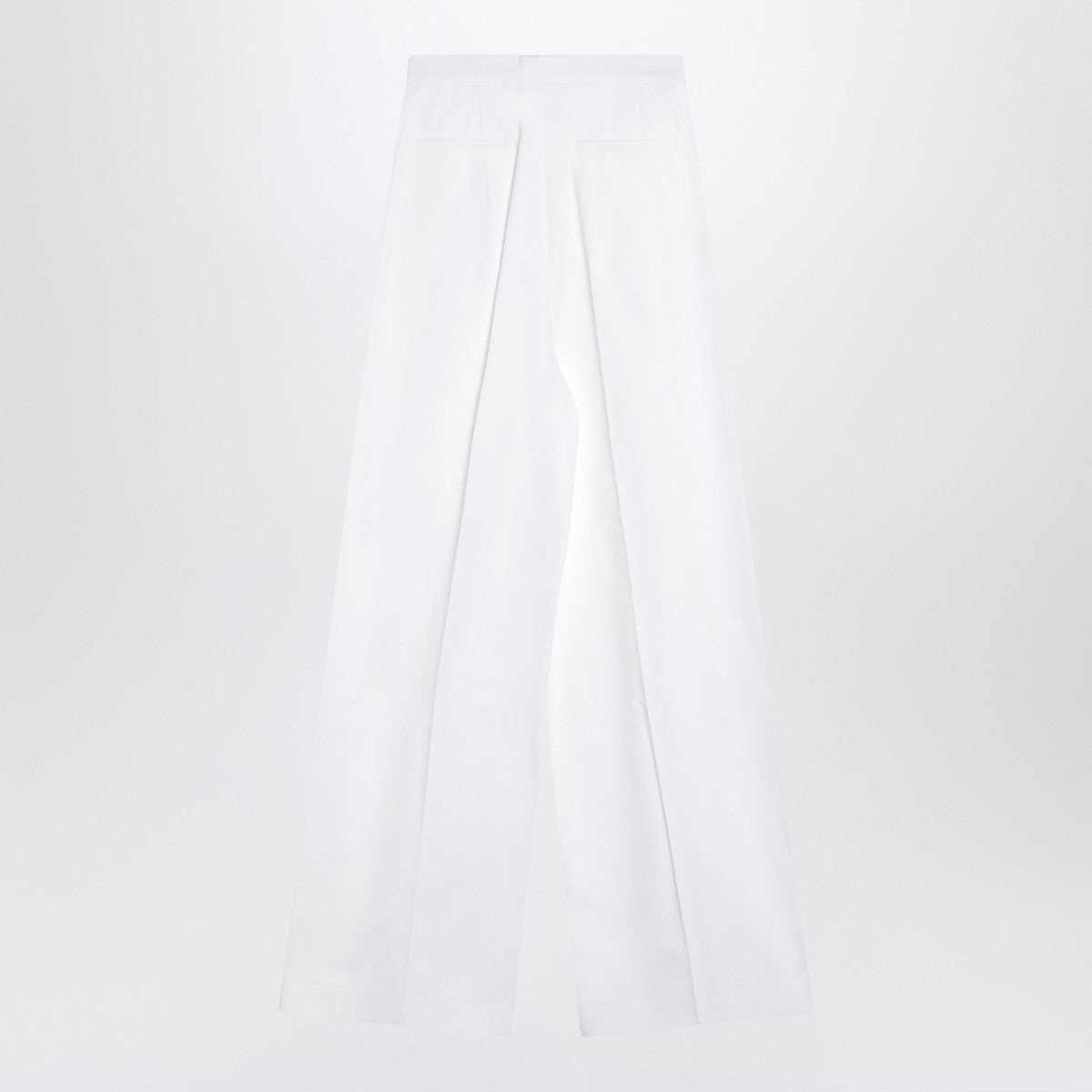 Givenchy White pleated cotton trousers Givenchy