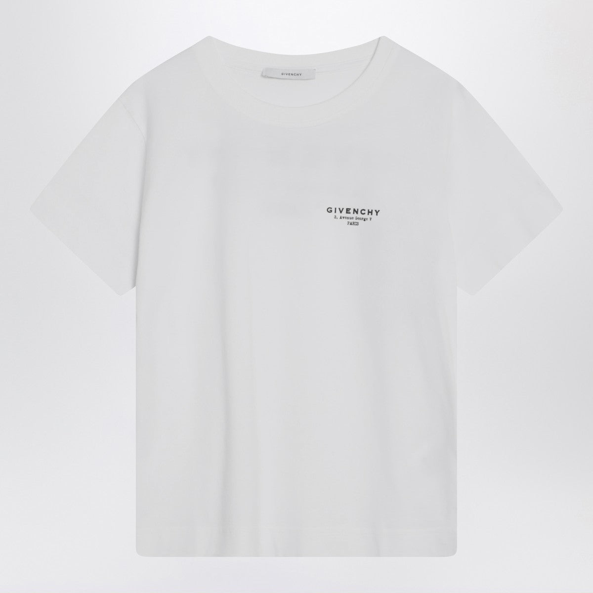 Givenchy White cotton T-shirt with logo