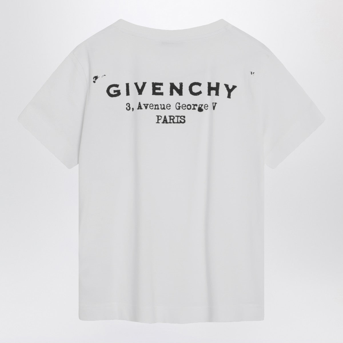 Givenchy White cotton T-shirt with logo