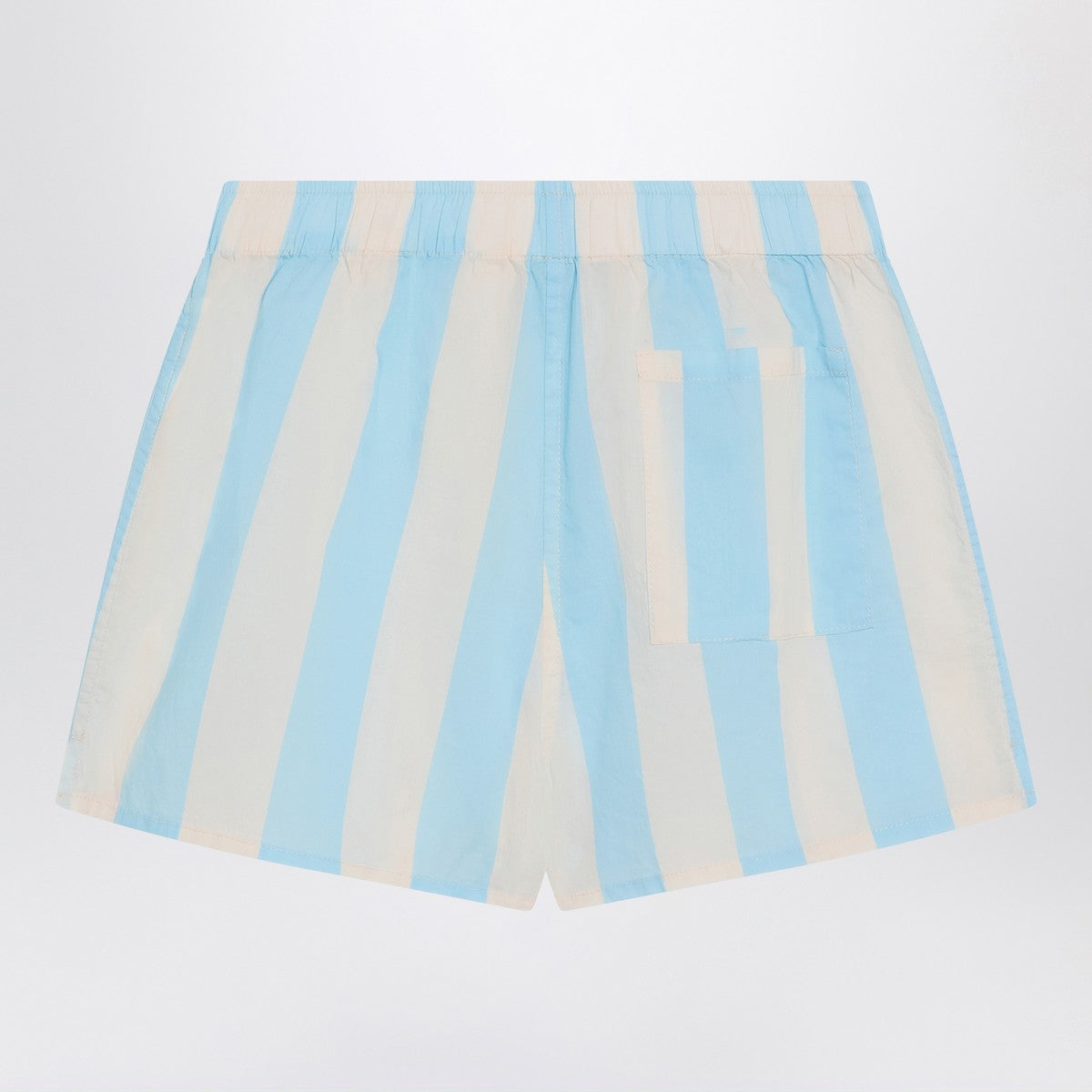 MC2 Saint Barth Blue/white striped Boxy Jr shorts MC2 Saint Barth