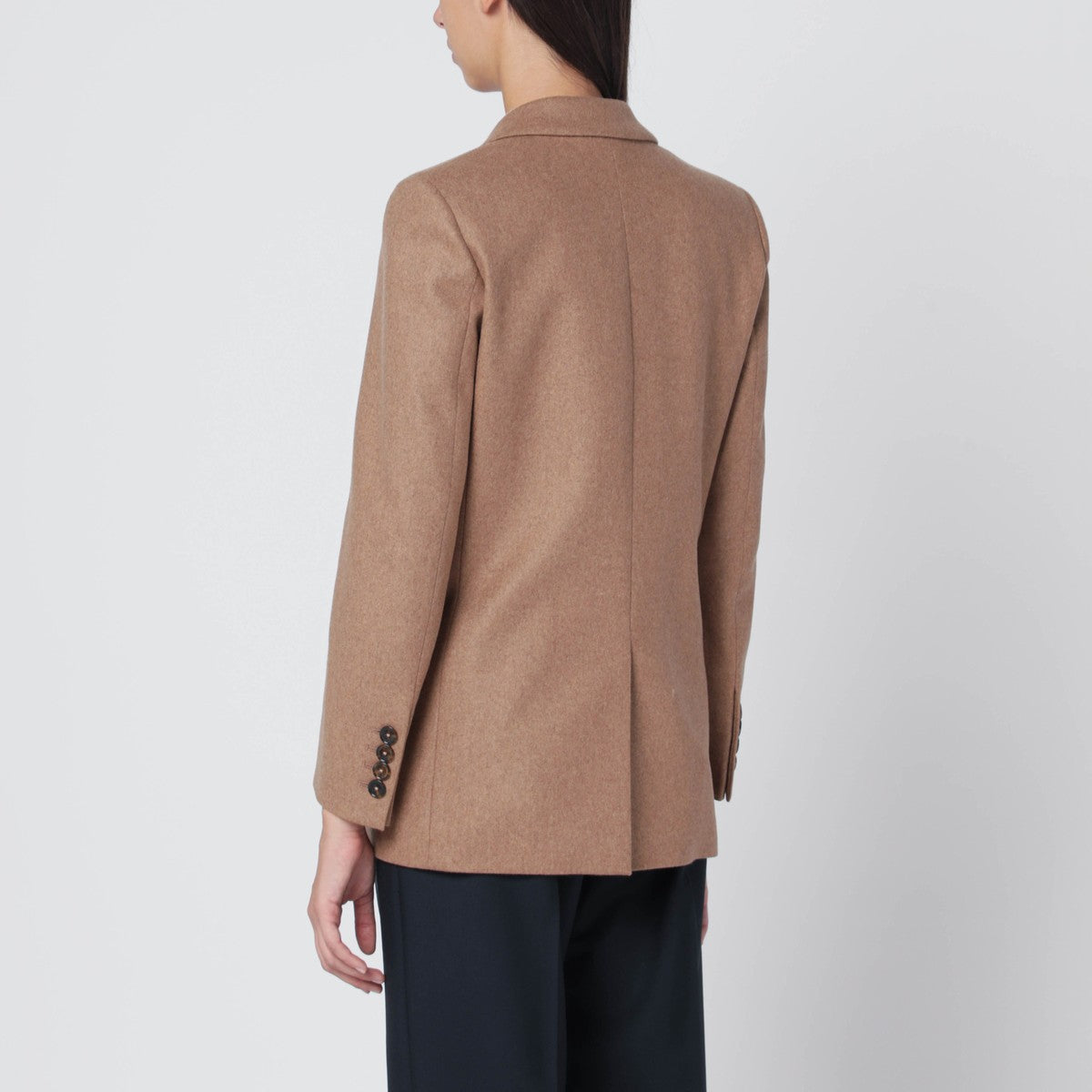 Blazé Milano Cholita blazer in wool and cashmere camel color Blazé Milano
