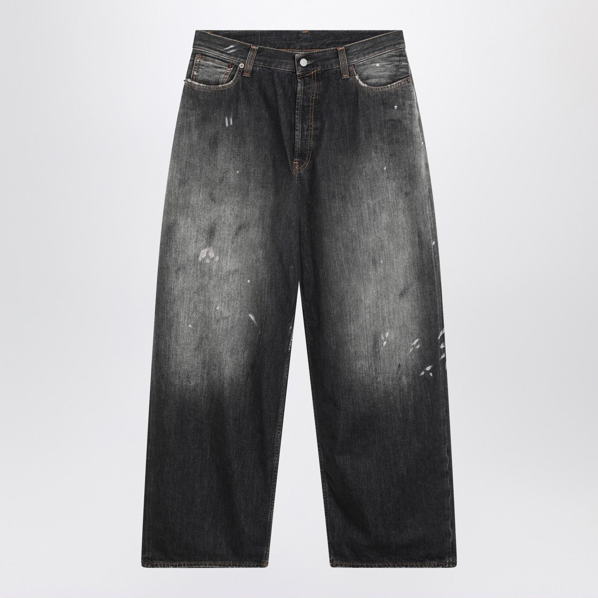 Acne Studios Black distressed effect jeans Acne Studios