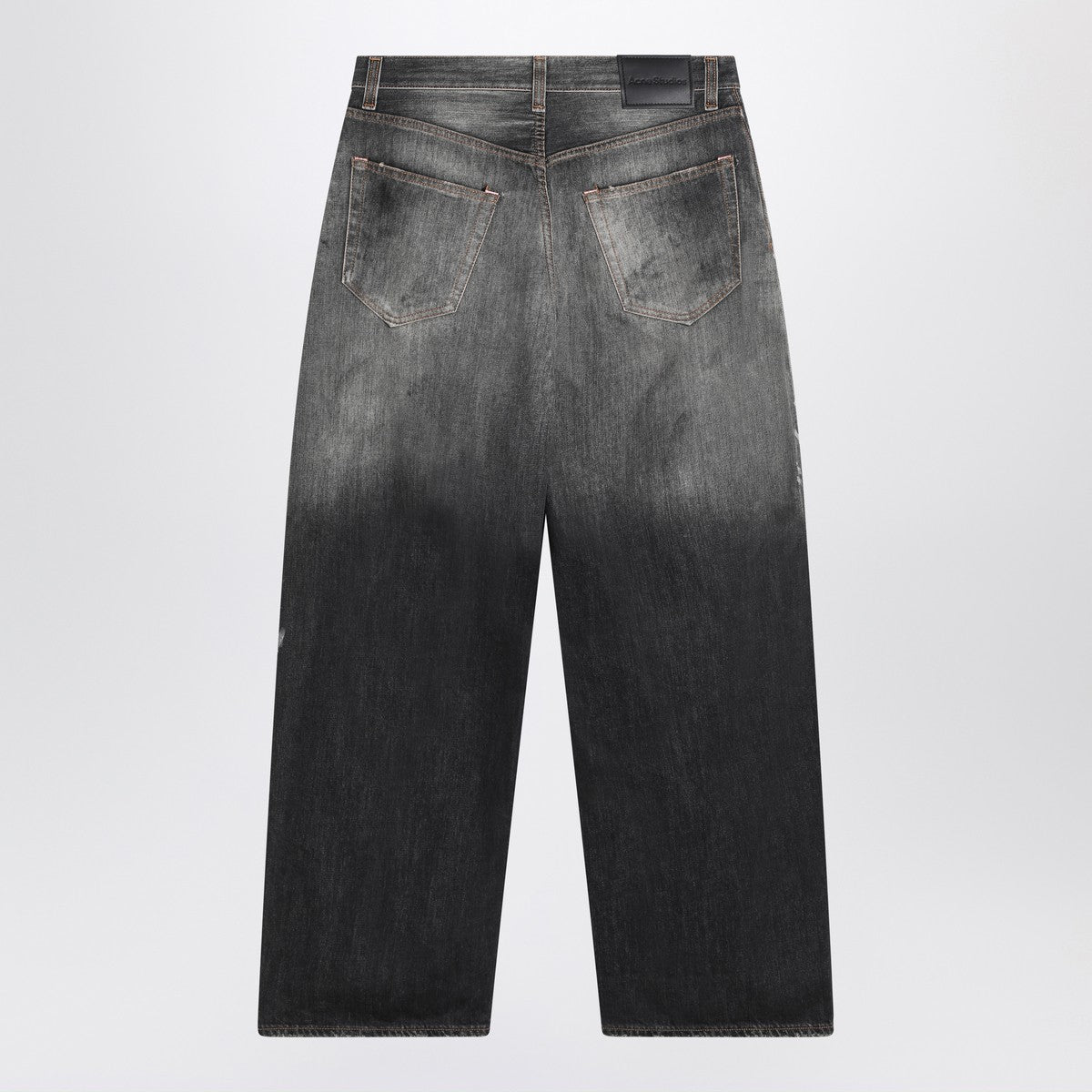Acne Studios Black distressed effect jeans Acne Studios