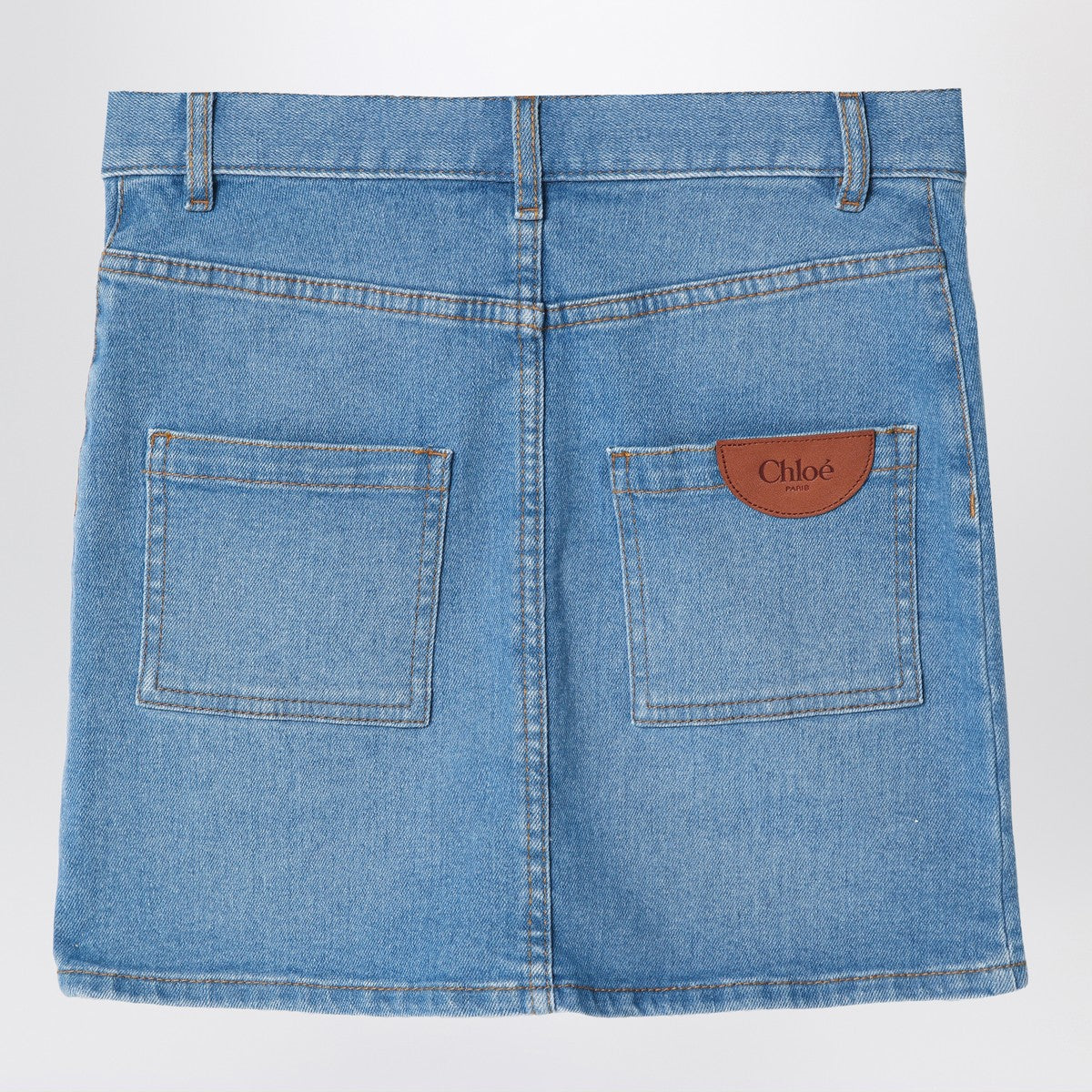 Chloé Blue denim mini skirt Chloé