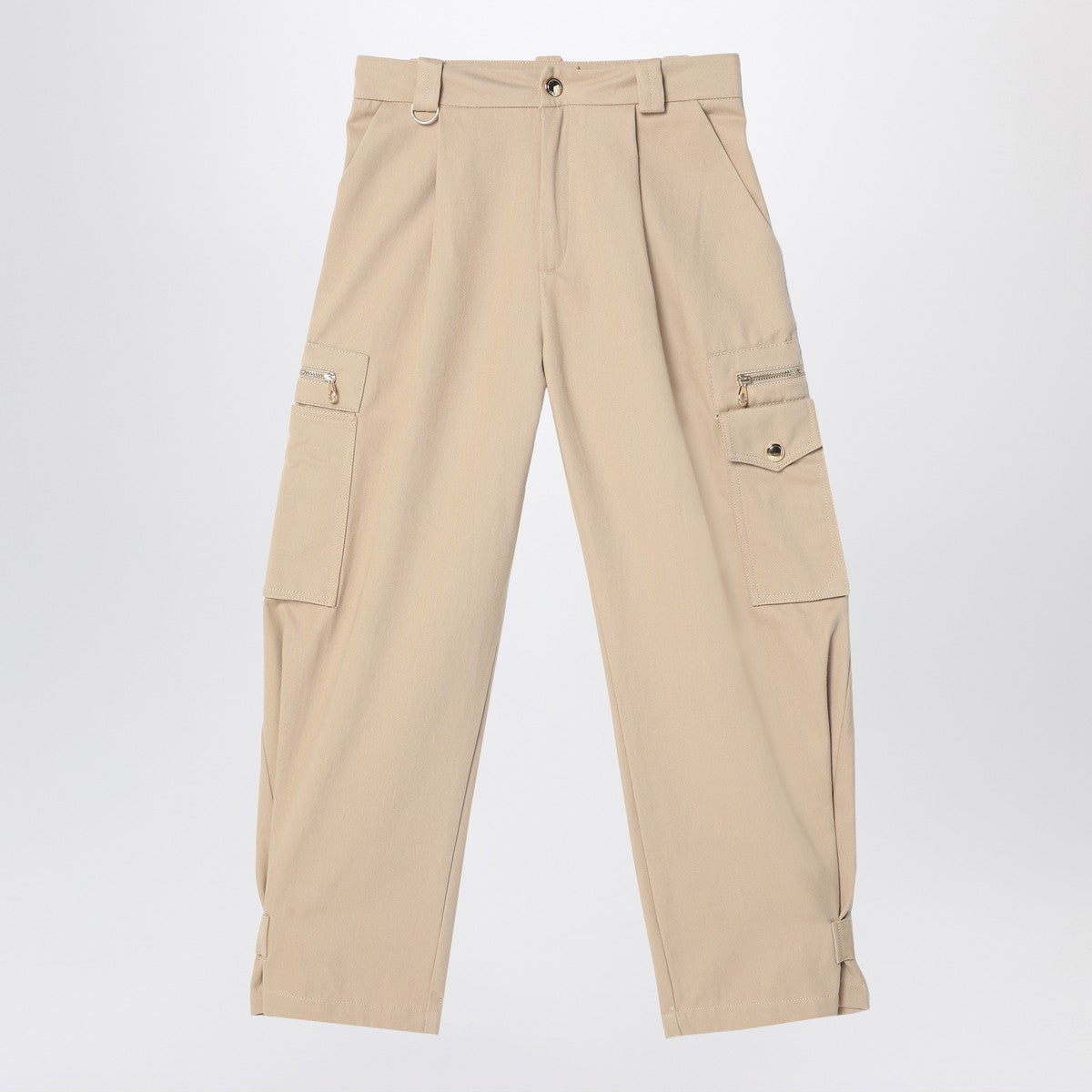 Chloé Beige cotton cargo pants Chloé