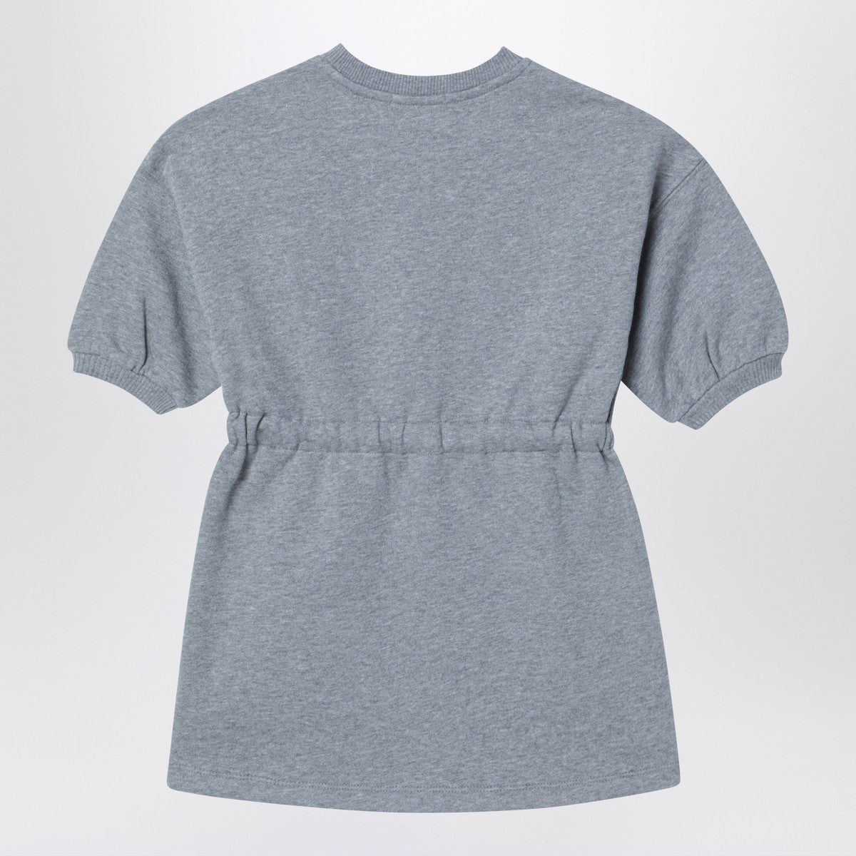 Chloé Long-sleeve grey dress with logo Chloé