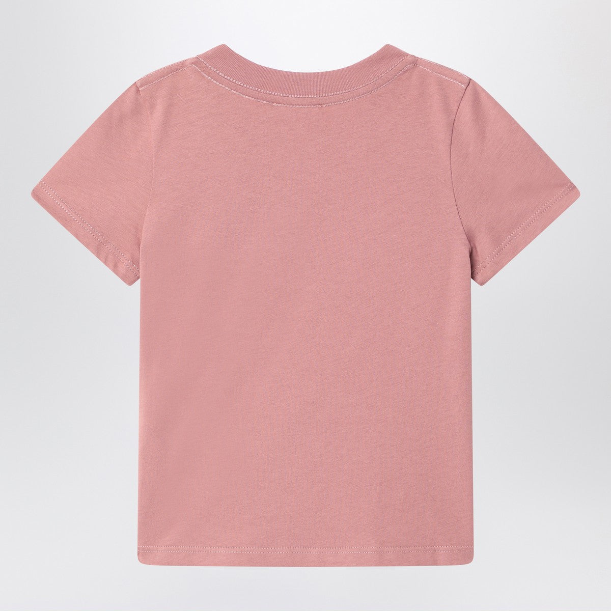 Chloé Pink cotton T-shirt with logo Chloé