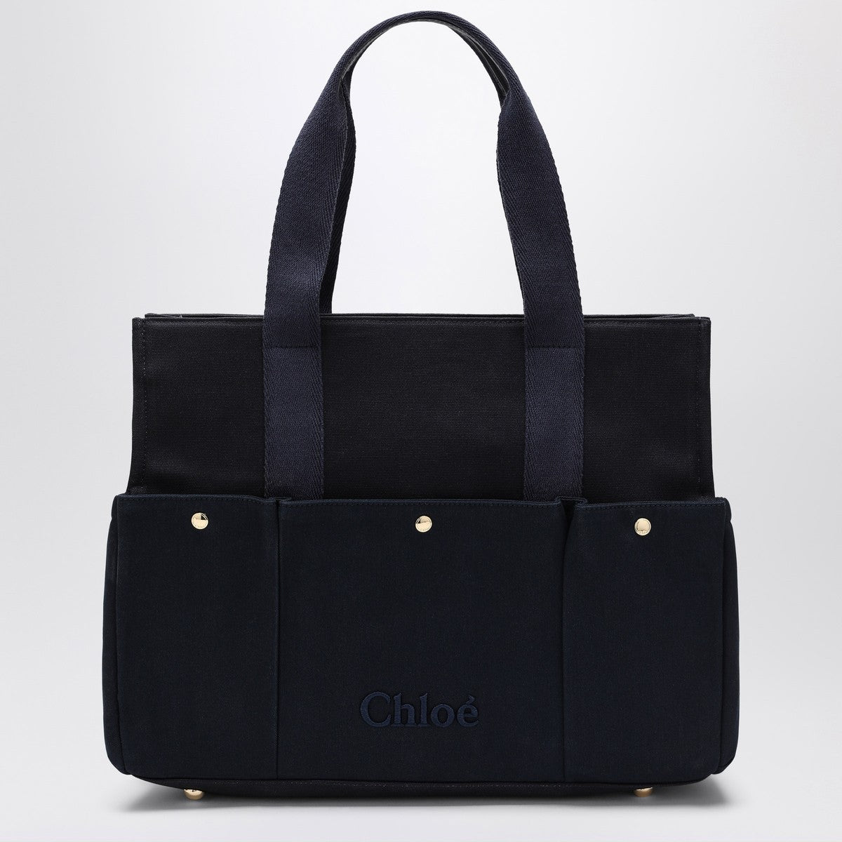 Chloé Blue diaper bag with logo Chloé