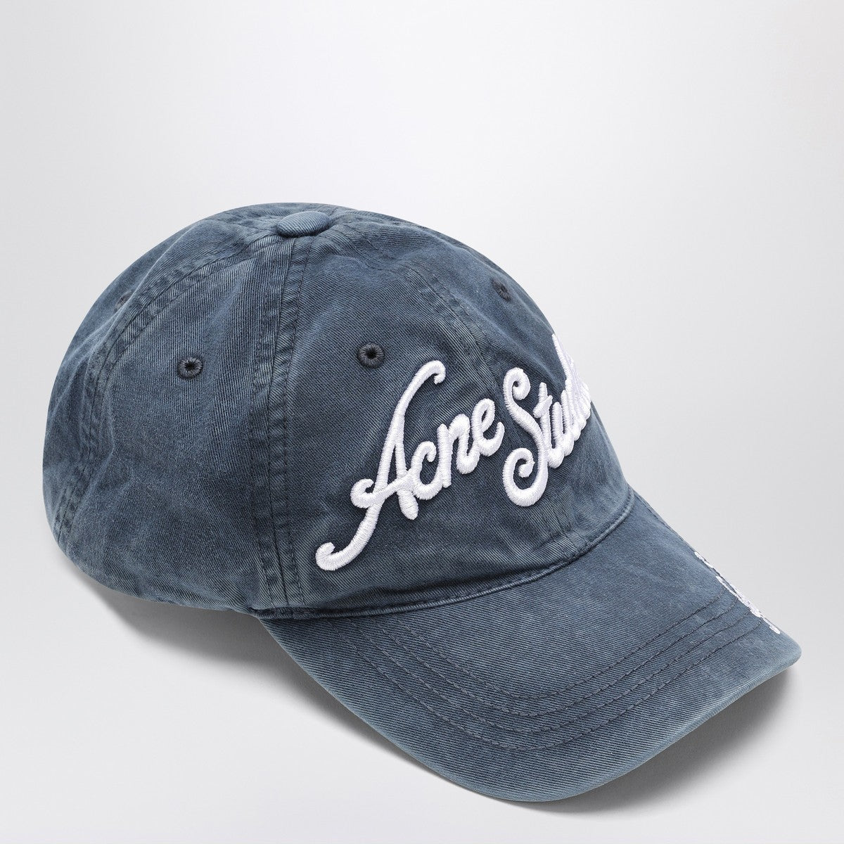 Acne Studios Blue logo baseball cap Acne Studios