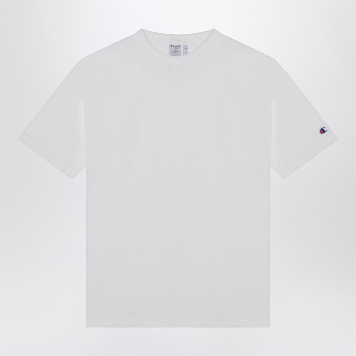 Champion White cotton crew-neck T-shirt