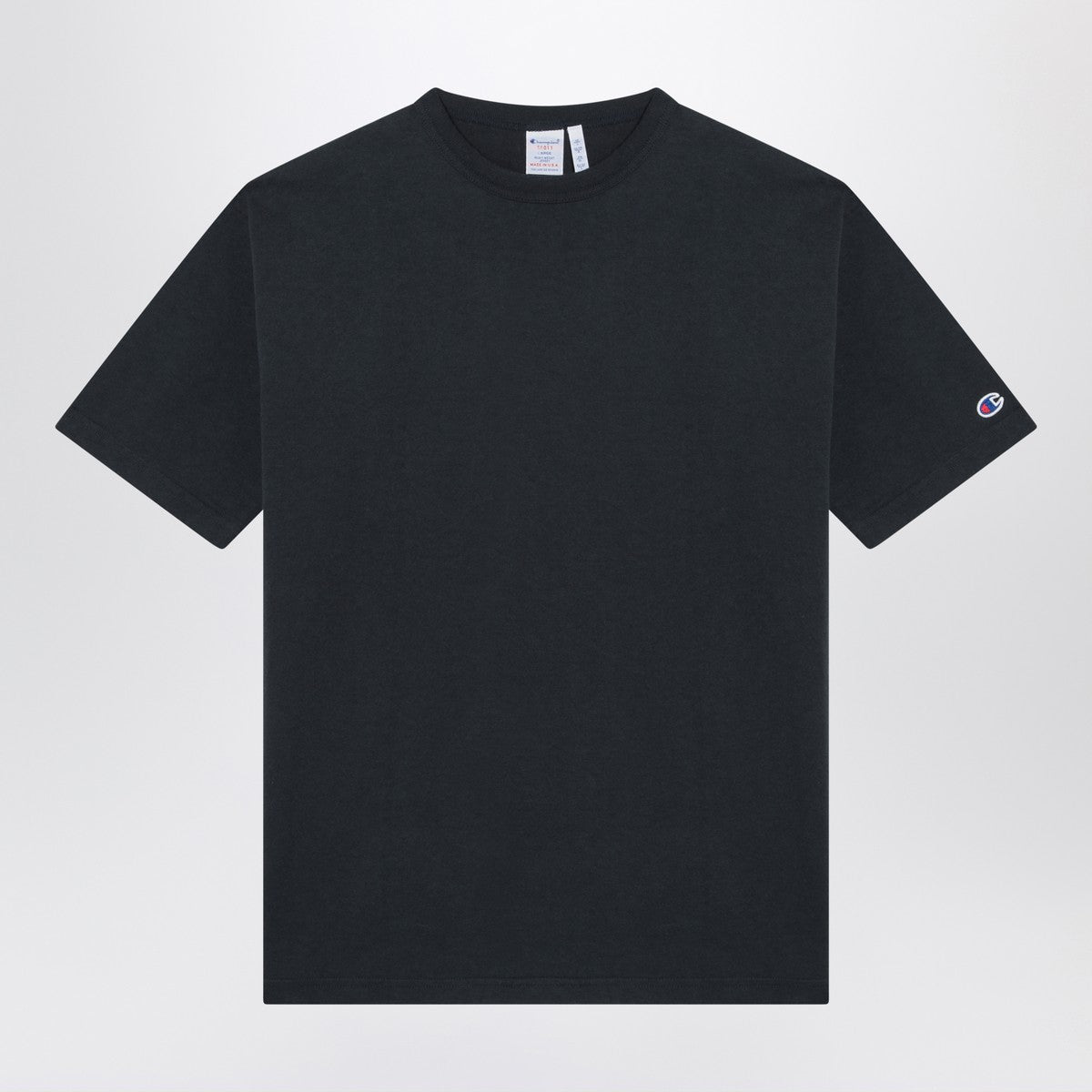 Champion Navy blue cotton crew-neck T-shirt Champion