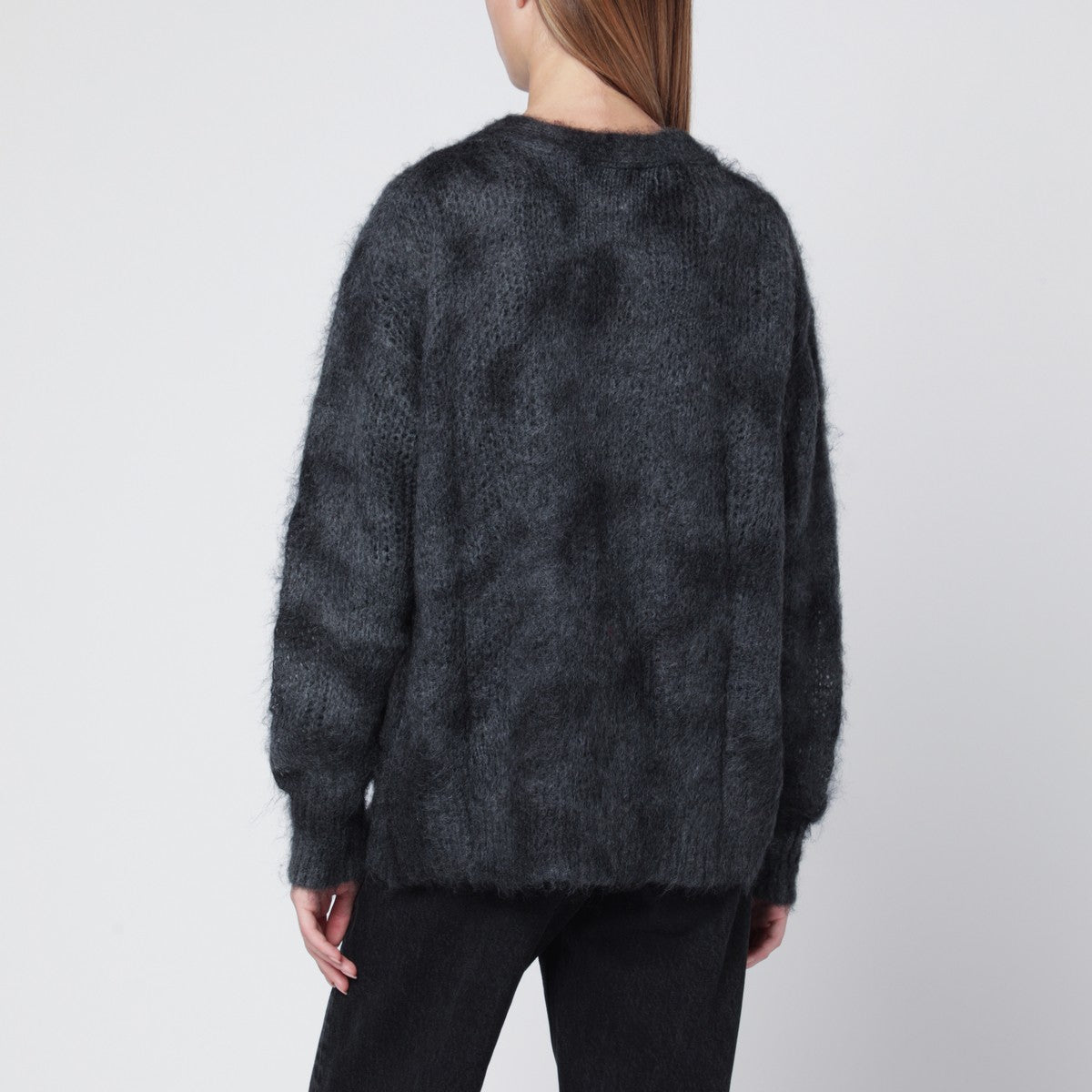 ISABEL MARANT Mylene cardigan in spray-effect kid mohair and wool Isabel Marant