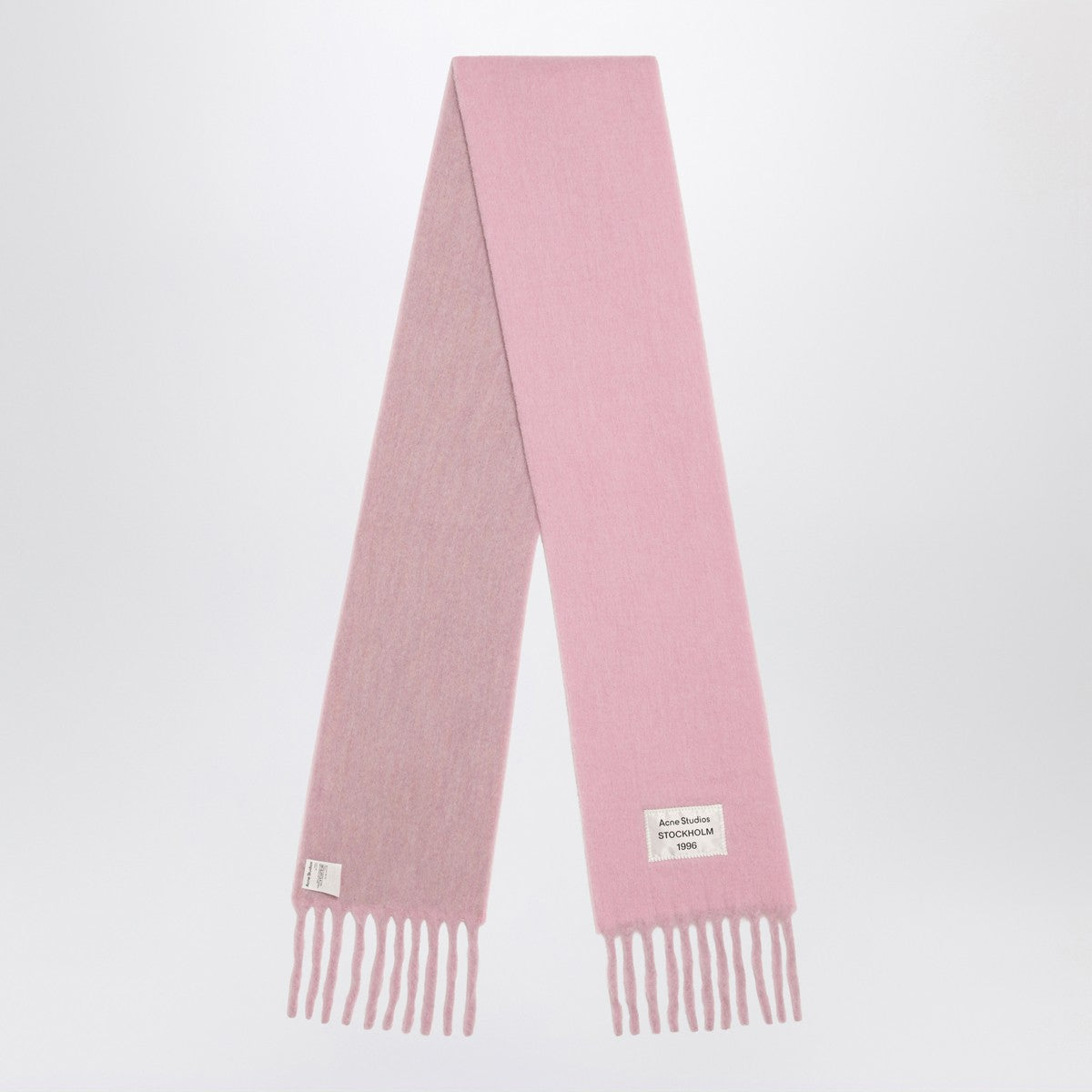 Acne Studios Pink/lilac scarf in wool and alpaca blend Acne Studios