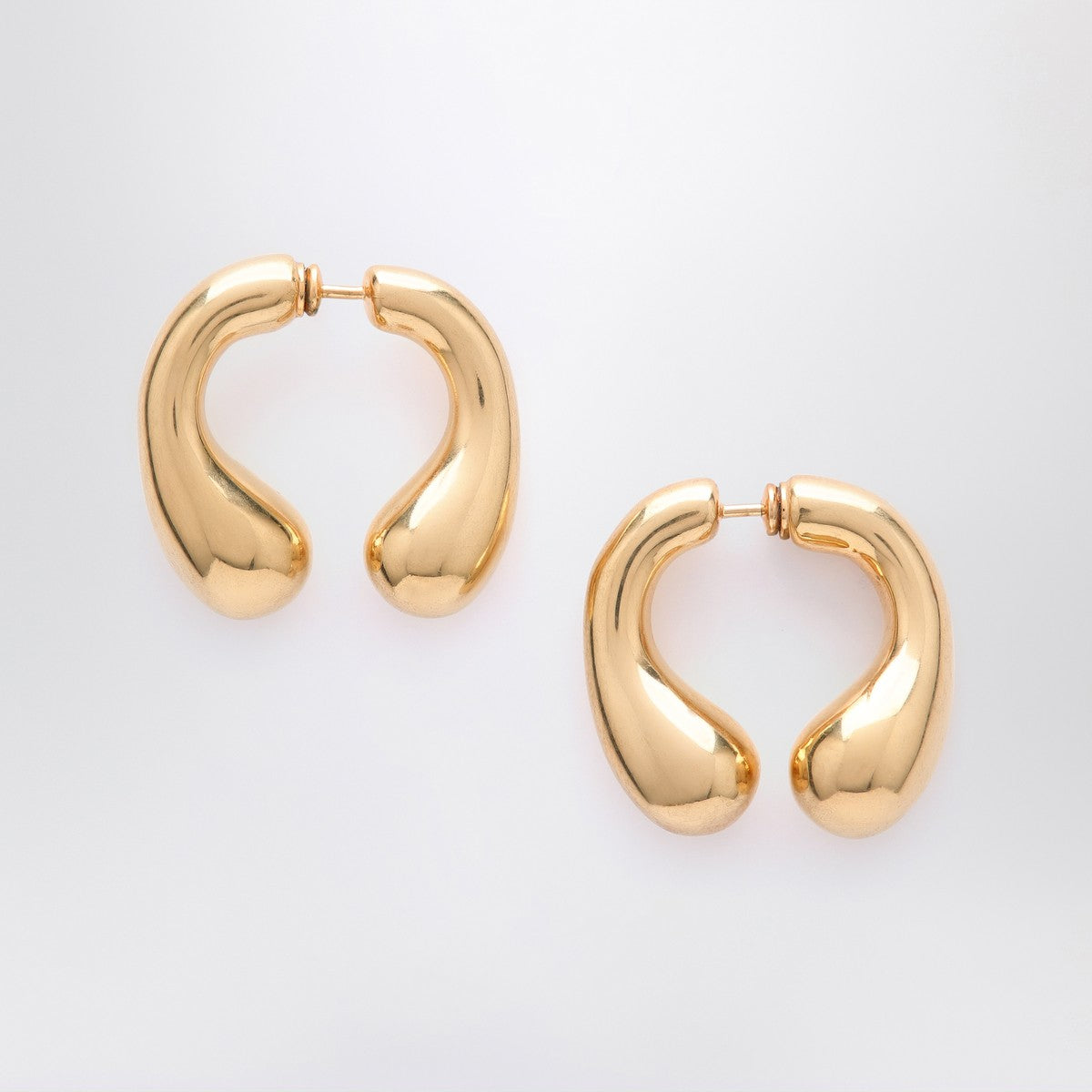Panconesi P Helix gold earrings Panconesi