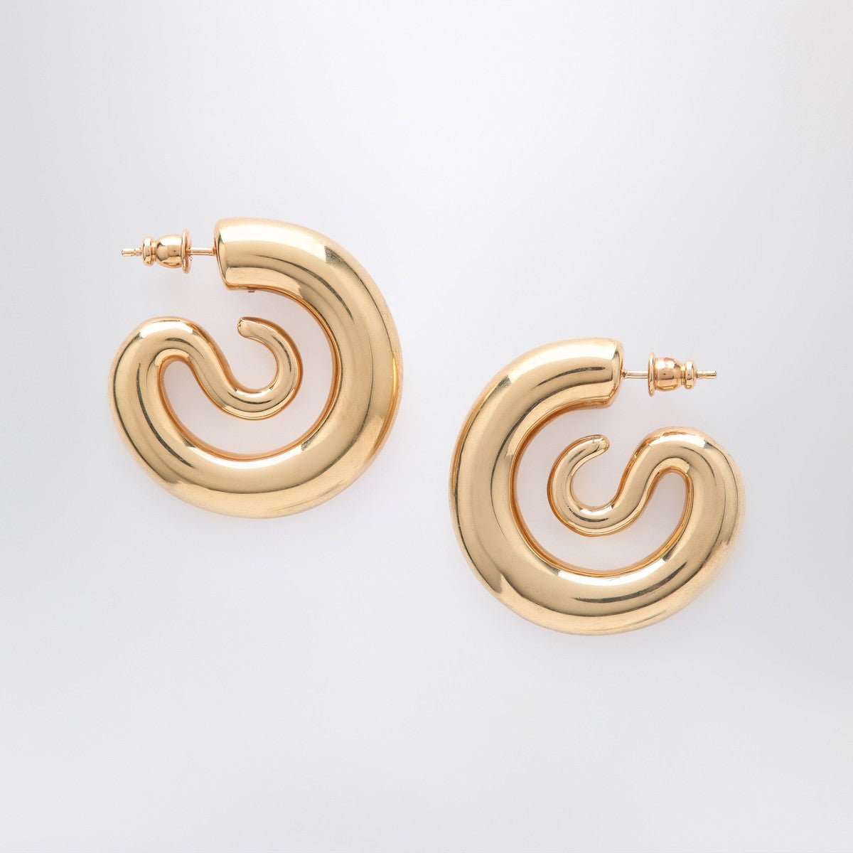 Panconesi Small gold Serpent Hoops earrings Panconesi