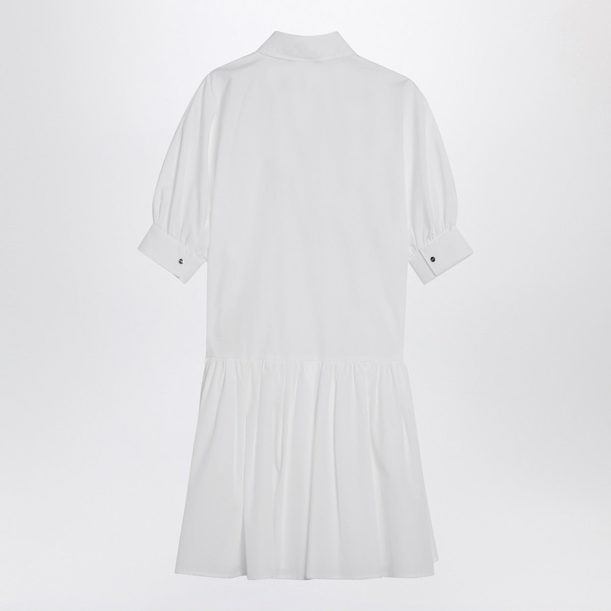 Max Mara Studio Short white cotton shirt dress Max Mara Studio