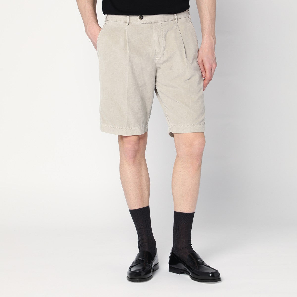 PT Torino Beige cotton bermuda shorts PT Torino