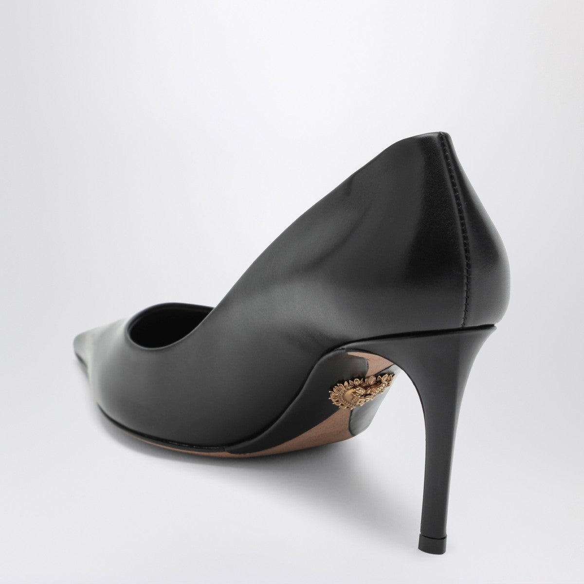 Dolce & Gabbana Dolce&Gabbana Black calfskin Devotion pumps Dolce & Gabbana