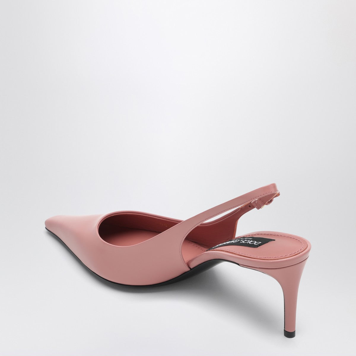 Dolce & Gabbana Dolce&Gabbana Pink leather slingback with décolleté Dolce & Gabbana