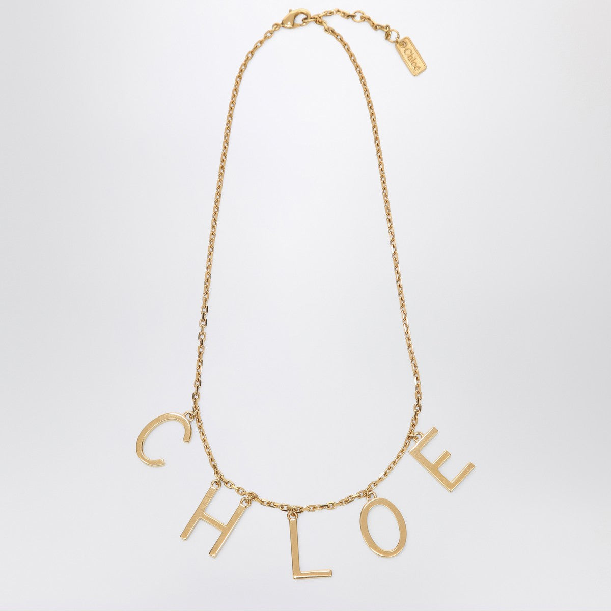 Chloé Letters necklace in Vintage Gold brass Chloé