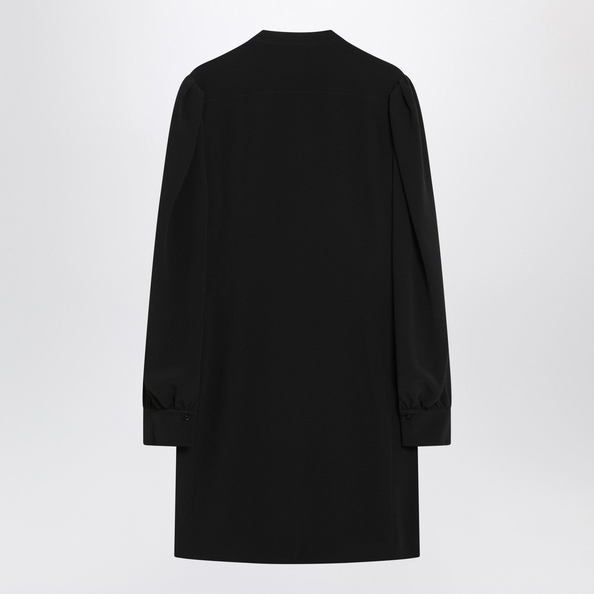 Chloé Black ruffled dress in silk blend Chloé