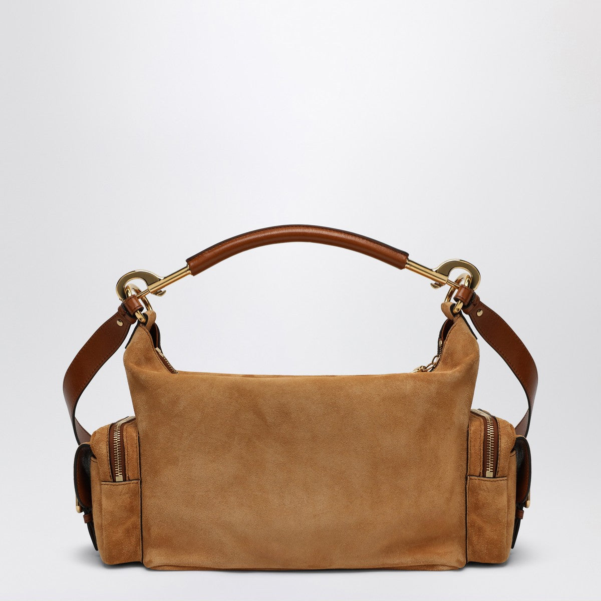 Chloé Tan coloured suede leather Camera bag
