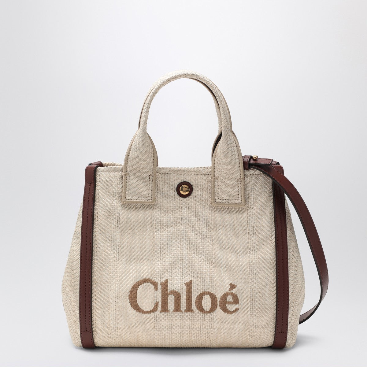 Small Chloé Carry Tote bag in sand colour Chloé