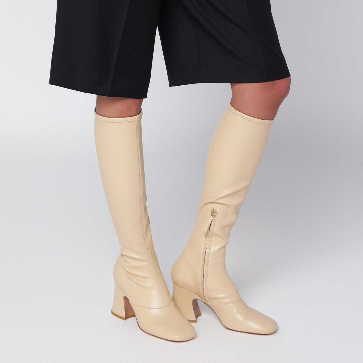 Chloé Beige Janis heeled boots Chloé