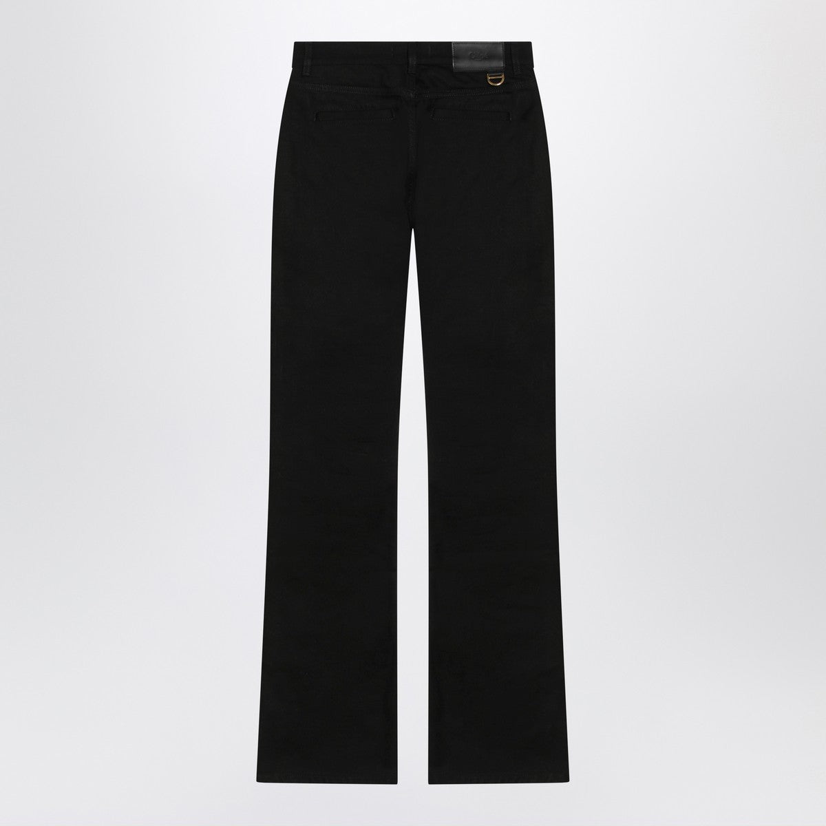 Chloé Black slim jeans with charm zip Chloé