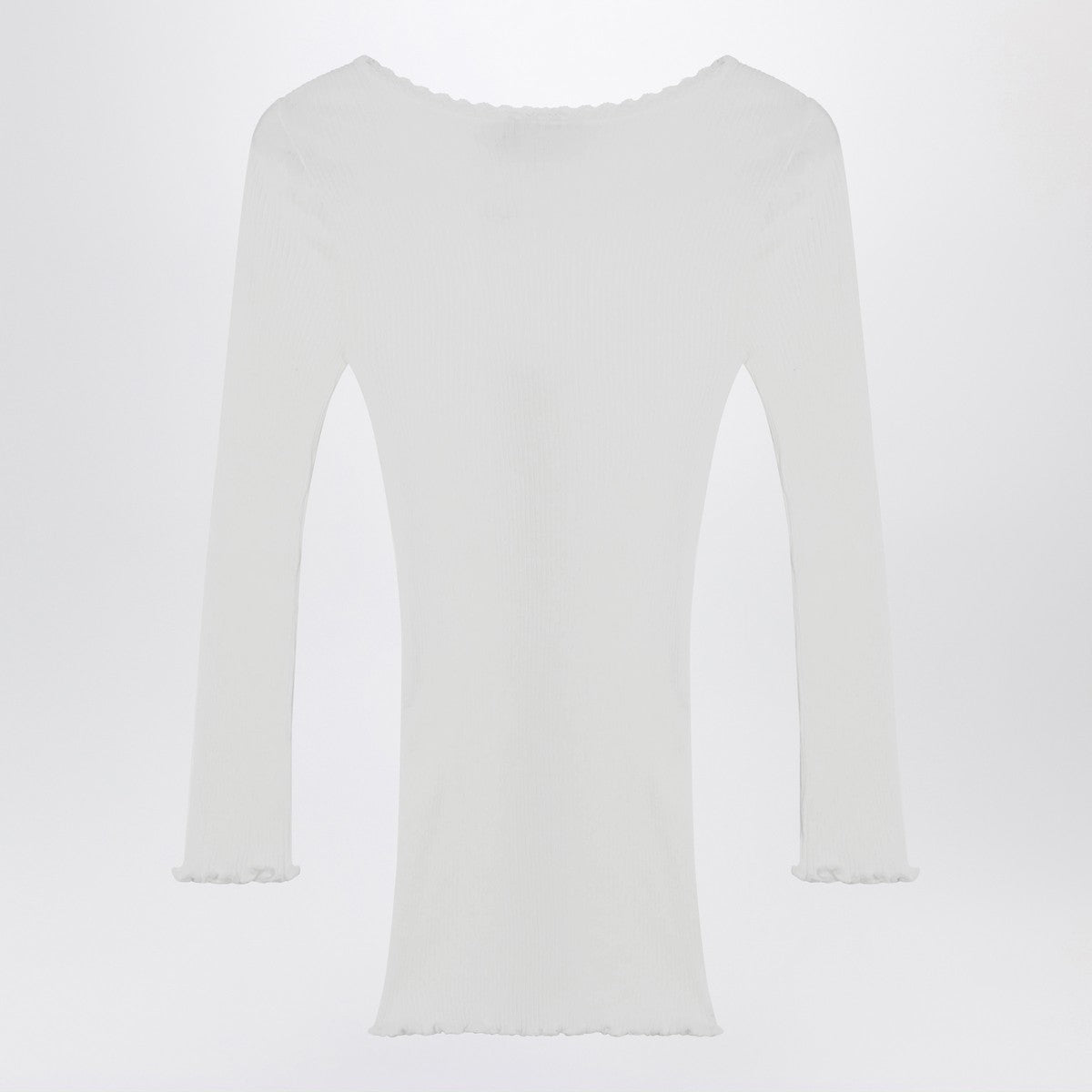 Chloé White fitted cotton cardigan Chloé