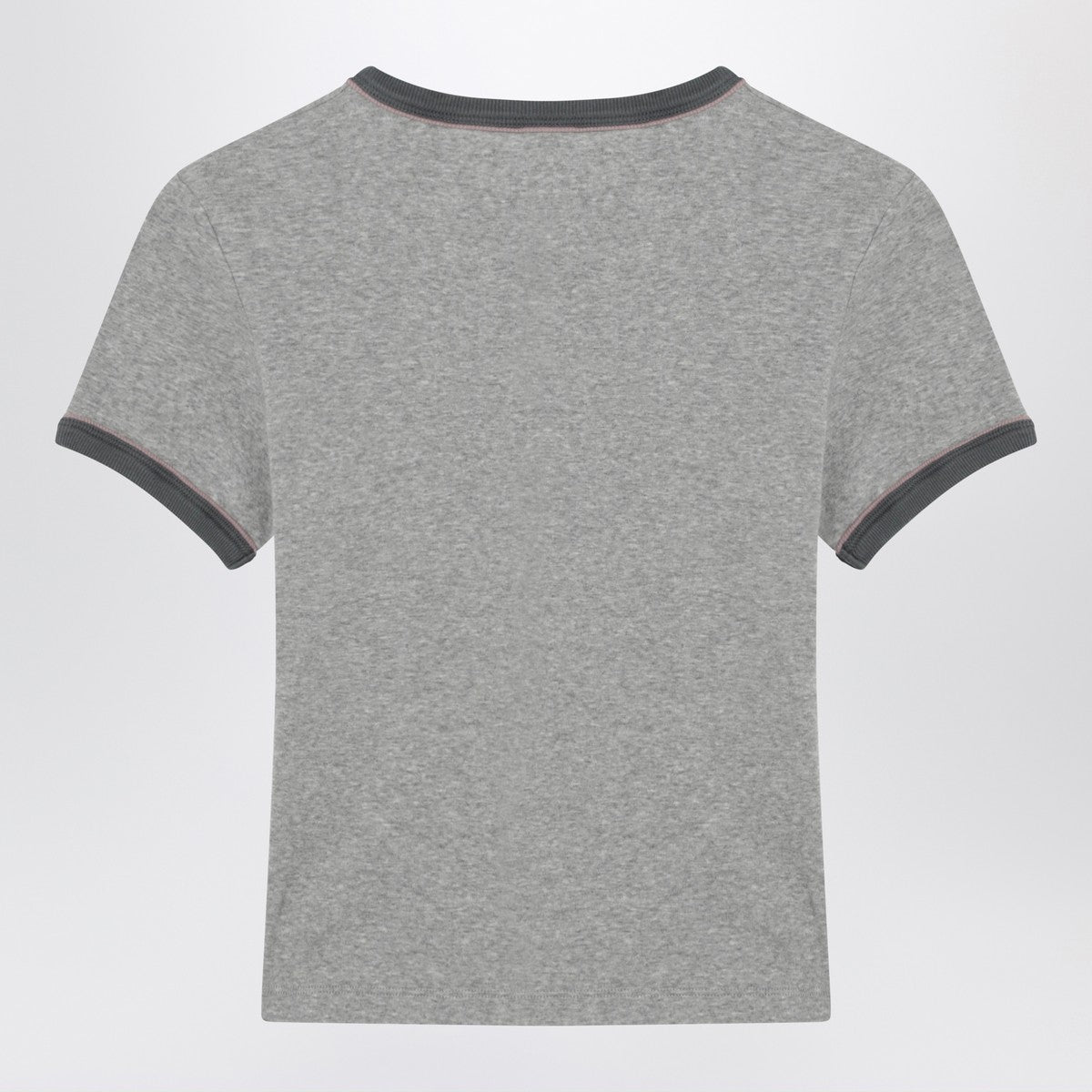 Chloé Chiné jersey baby-fit T-shirt with logo print Chloé