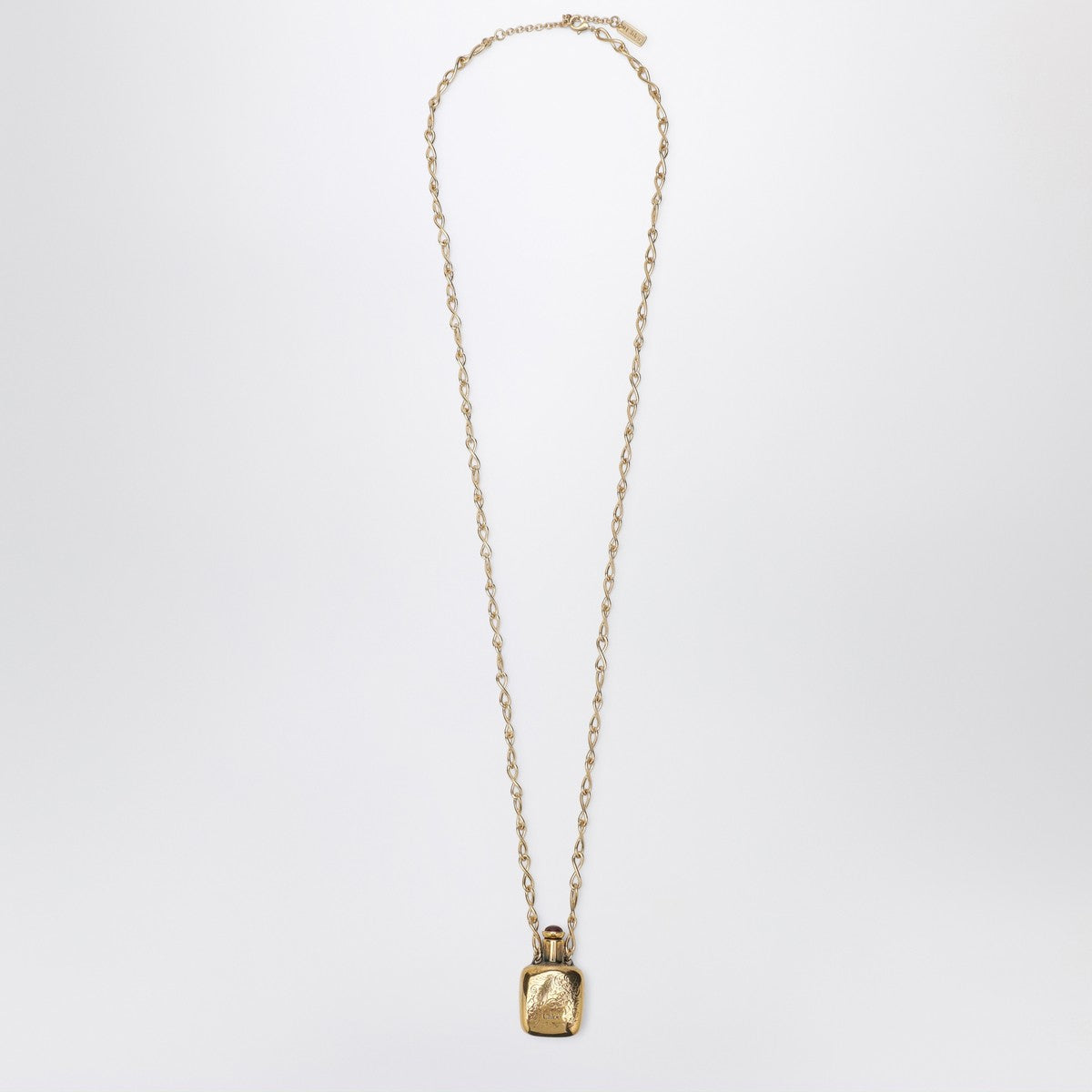 Chloé Vintage Gold brass Elixir pendant necklace Chloé