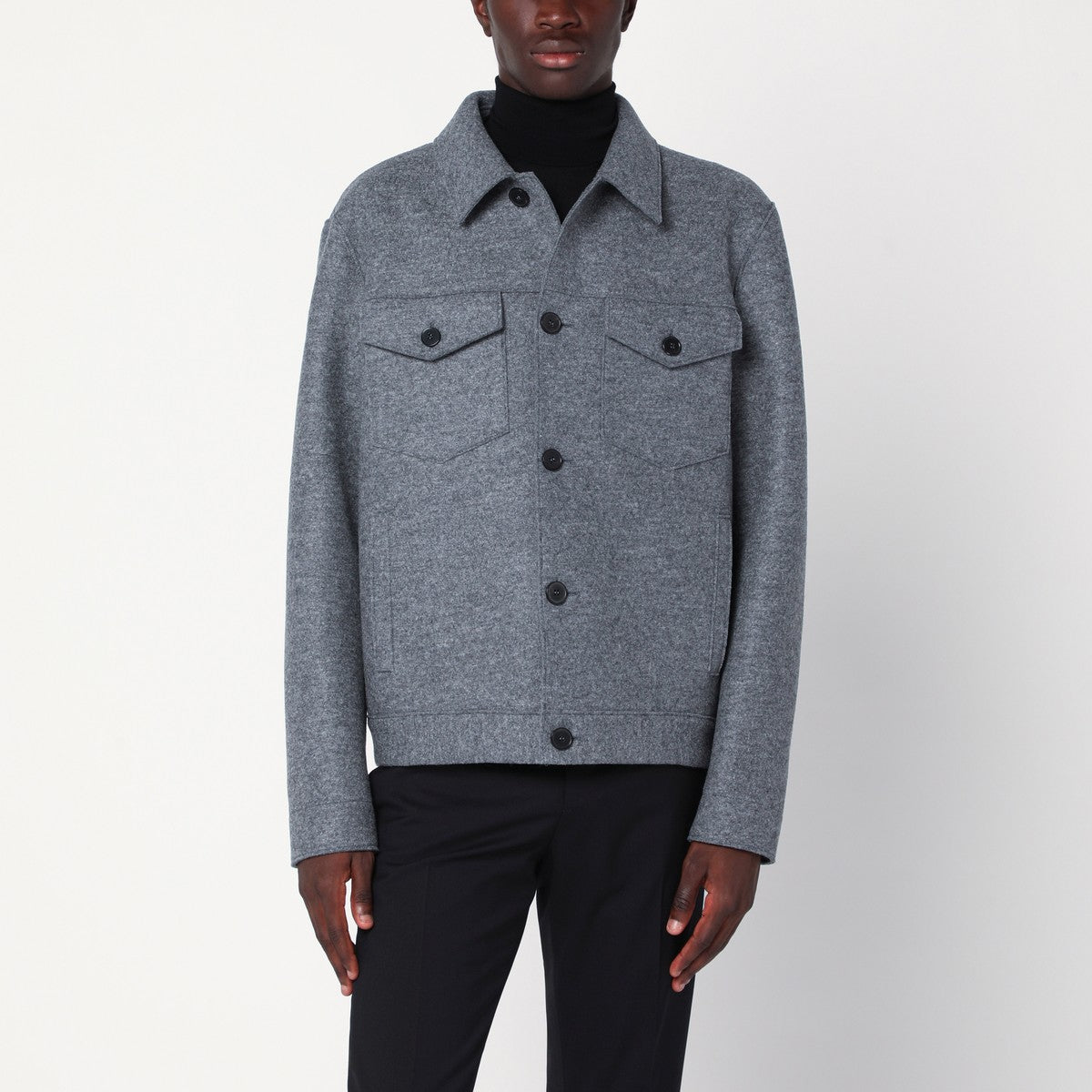 Harris Wharf London Light grey wool jacket Harris Wharf London