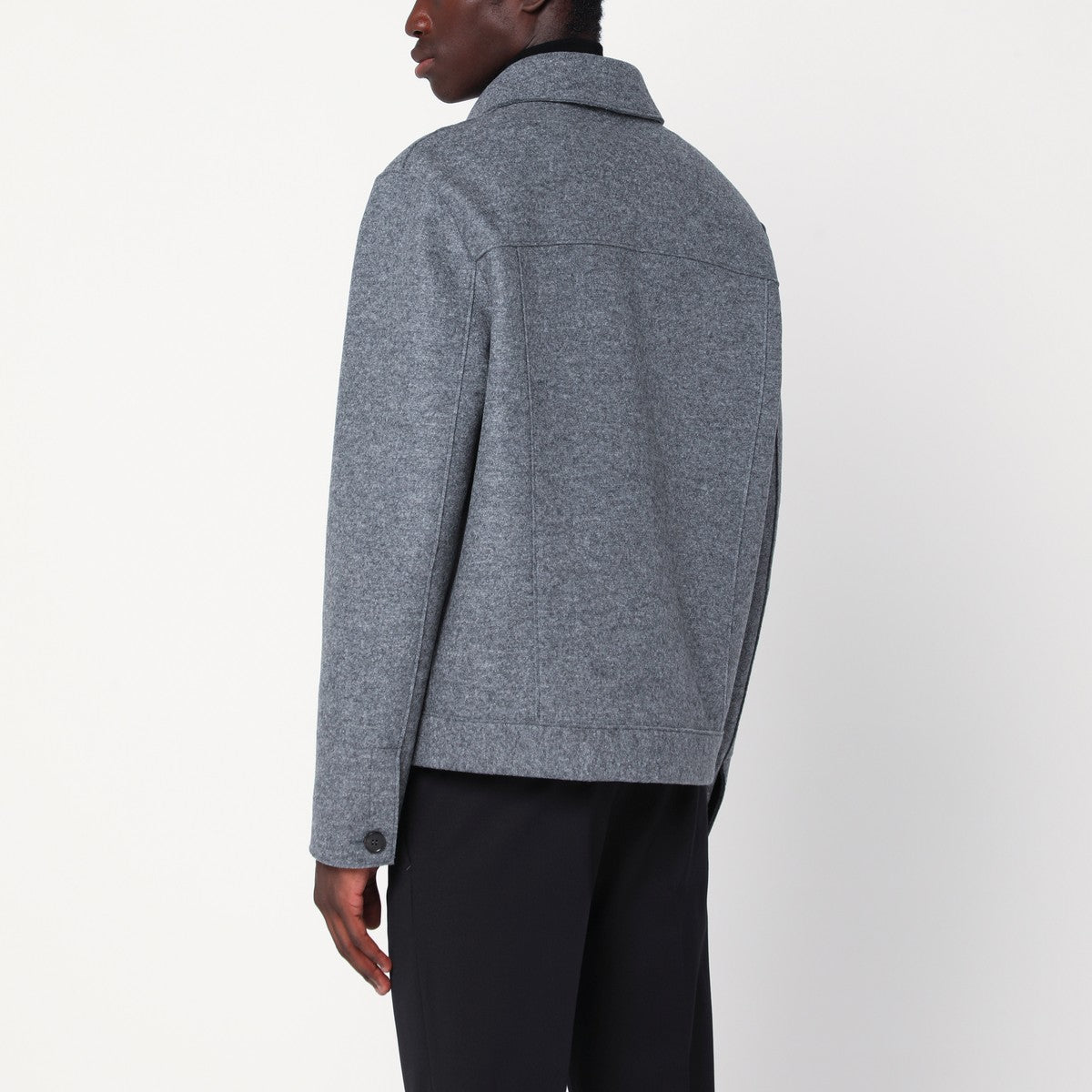 Harris Wharf London Light grey wool jacket Harris Wharf London